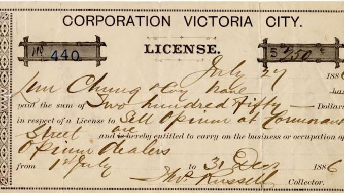 Opium Licence