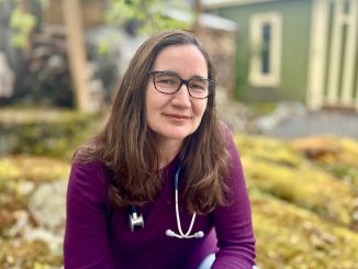 Dr. Jill is a 51-year-old street medicine doctor in Victoria, BC, who joined Instagram to educate the public and foster compassion. Photo by Ron Dick for the Tyee